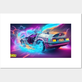 DeLorean - back to the future _003 Posters and Art